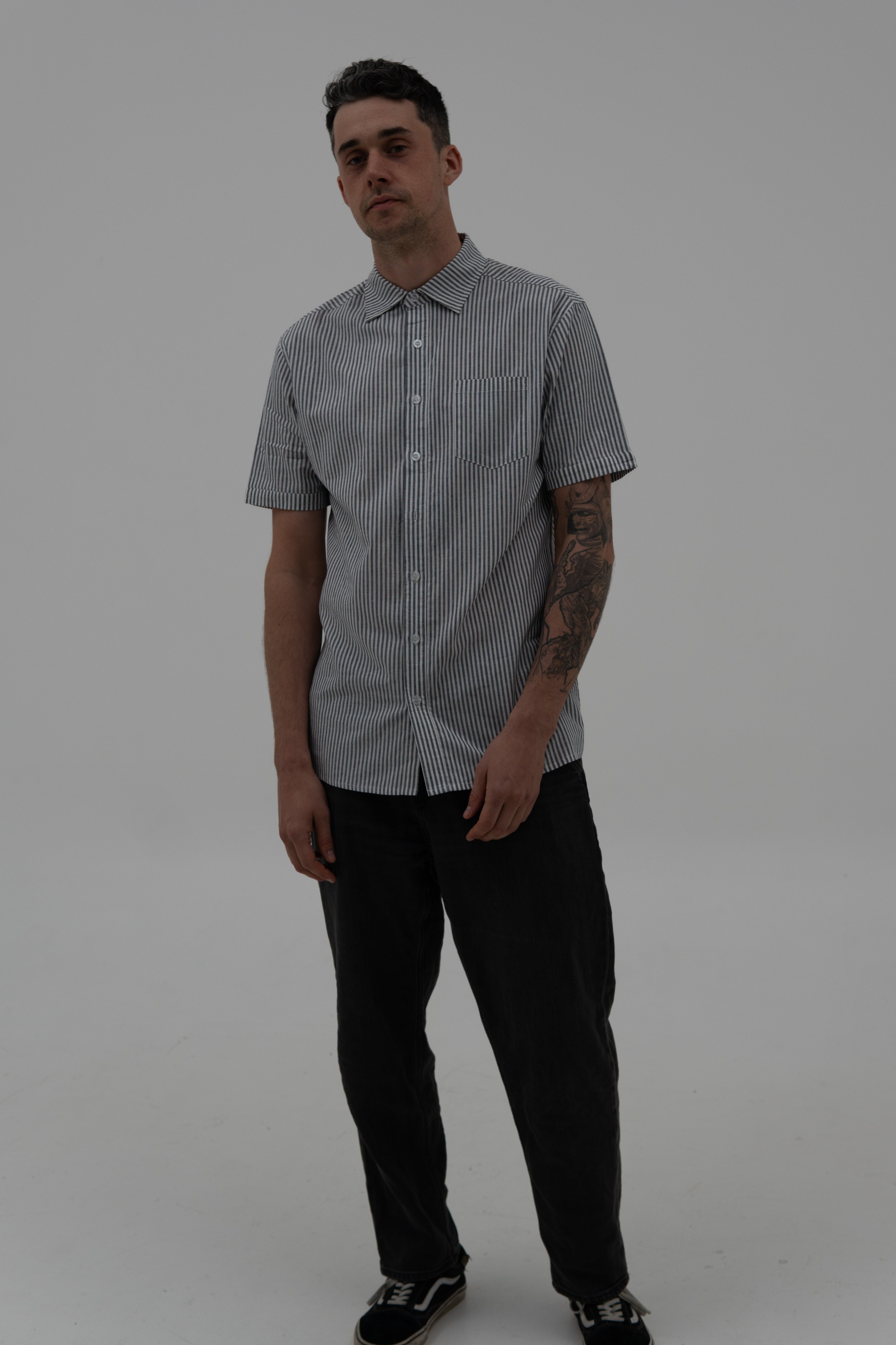 Short Sleeve Linen Shirt