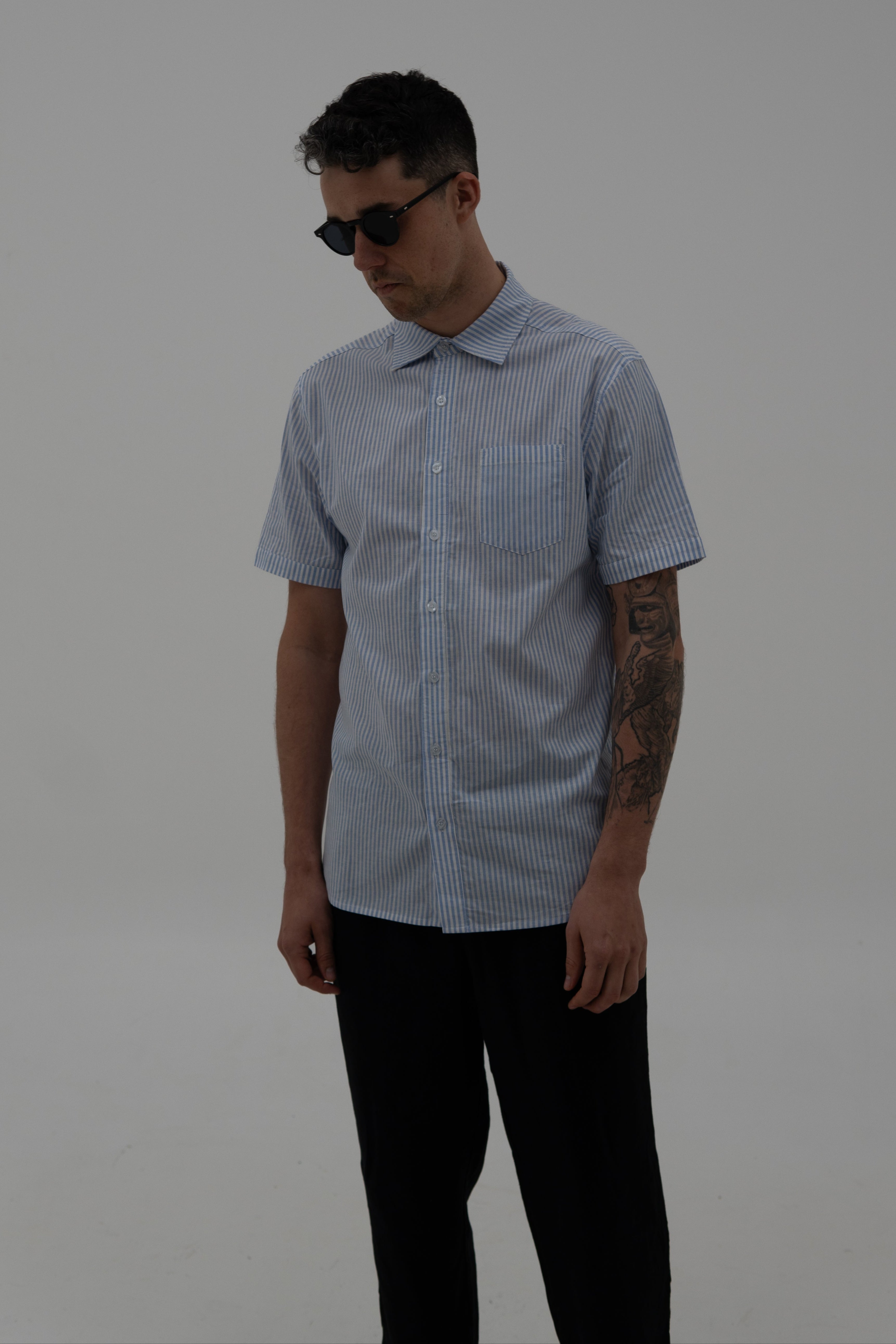 Short Sleeve Linen Shirt